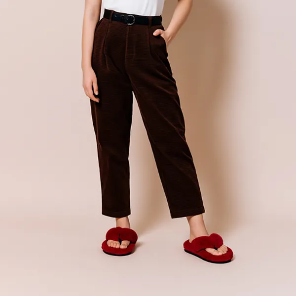 Maroon_Rubber_Flip_Flop_For_Women