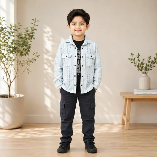 ZOORA_ZIGZAG_CARGO_SHIRT_&_INNER_TEE_|_3-PIECE_STYLISH_SET_FOR_BOYS
