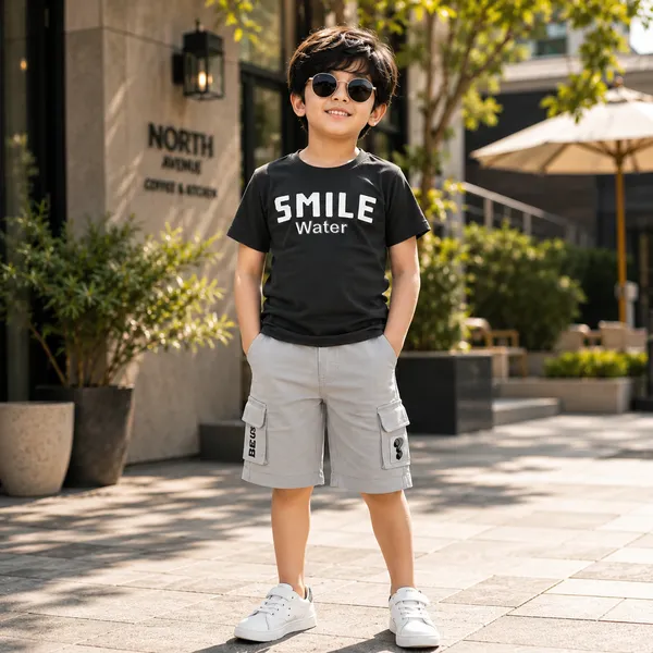 VINEE_SMILE_WATER_KIDS_T-SHIRT_&_SHORTS_SET