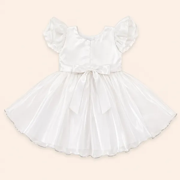 Girls_White_&_Dark_Pink_Floral_Party_Wear_Frock_|_Elegant_Rose_Appliqu_Designer_Dress_for_Kids