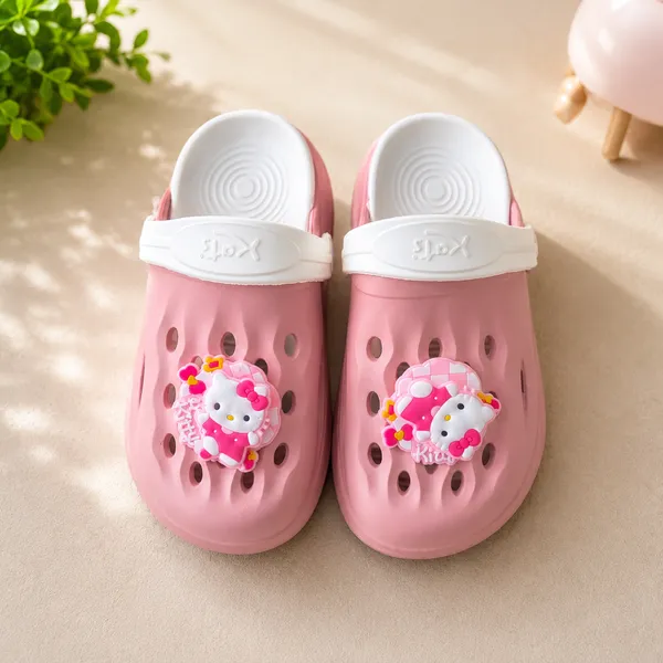 Kids_Hello_Kitty_Garden_Clogs_|_Lightweight_EVA_Clogs_with_Adjustable_Back_Strap_|_Soft_Cushioned_Anti-Slip_Cartoon_Casual_Sandals_for_Girls_|_Pink_&_White