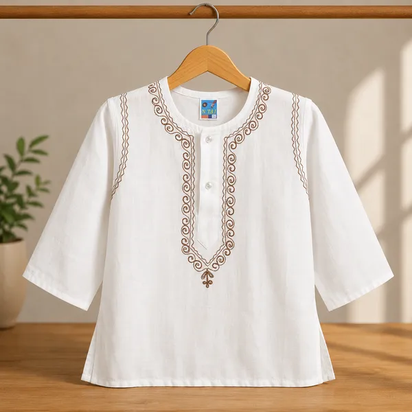 TAJ_KIDS_CLASSIC_WHITE_EMBROIDERED_ETHNIC_KURTA_SET_WITH_PAJAMA