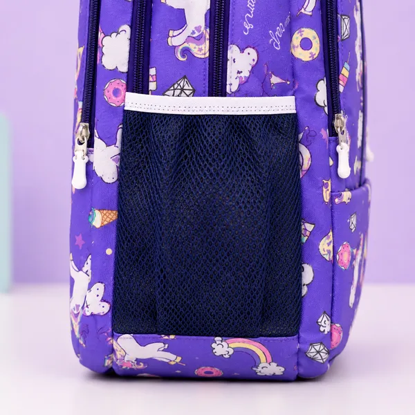 Nanhi_Smile_Unicorn_Print_Kids_School_Bag_|_Lightweight_Water-Resistant_Backpack_with_3_Compartments_|_Cute_School_Bag_for_Girls_|_Nursery_to_Class_5_|_Purple