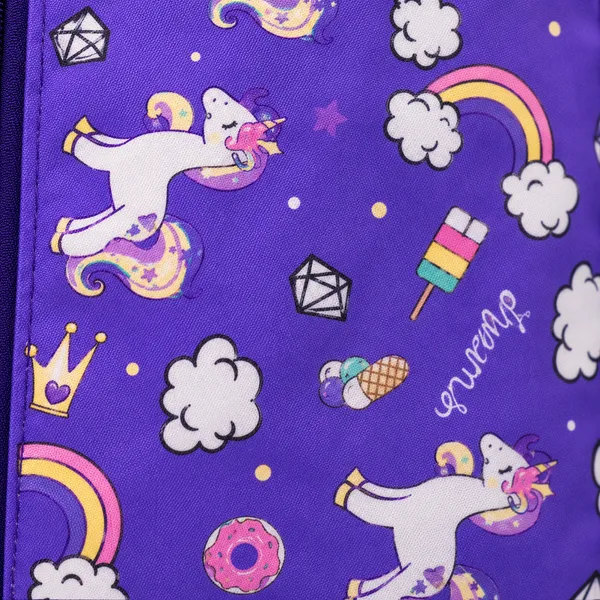 Nanhi_Smile_Unicorn_Print_Kids_School_Bag_|_Lightweight_Water-Resistant_Backpack_with_3_Compartments_|_Cute_School_Bag_for_Girls_|_Nursery_to_Class_5_|_Purple
