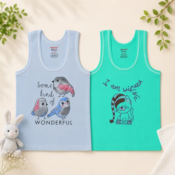 Hillman_Percy_Kids_Printed_Cotton_Sleeveless_Vest_Pack_of_2_|_100%_Cotton_|_Soft_&_Breathable_|_5_Colour_Options_|_3_Assorted_Prints_per_Colour