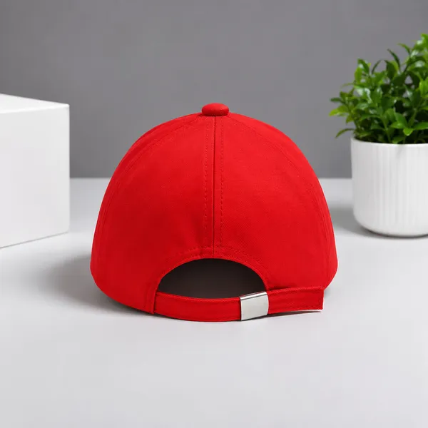 Kids_Cotton_Baseball_Cap_withAdidas_Front_Logo_|_Adjustable_Curved_Brim_Cap_|_Red