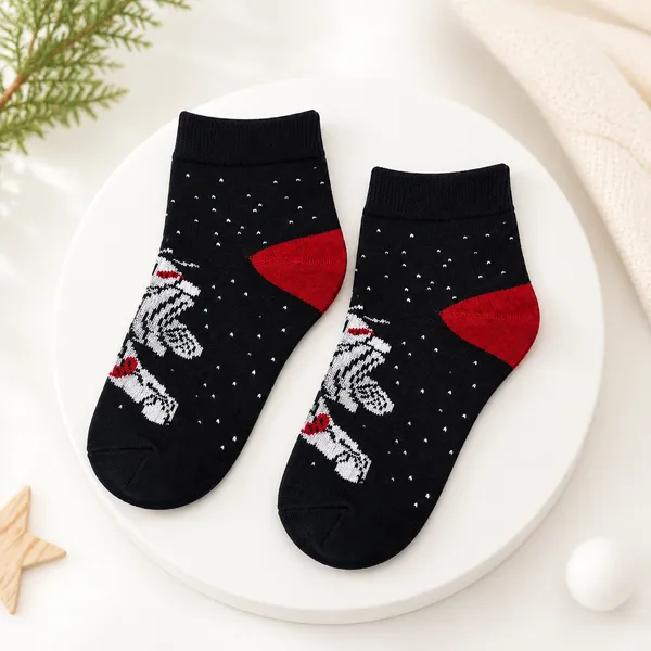 Kids_Assorted_Ankle_Socks_Pack_of_4_|_Soft_&_Breathable_Cotton_Blend_|_Everyday_Casual_Socks_|_Random_Design_(4_Pairs)