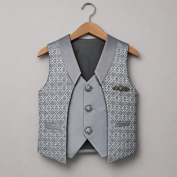 SONKHIYA_CLASSIC_KIDS_WAISTCOAT_BOW_SUIT