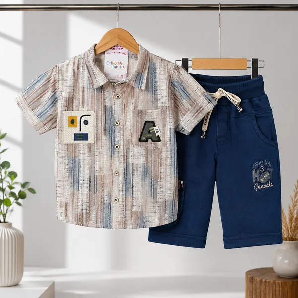 Monitor_Boys_Casual_Shirt_&_Denim_Shorts_Set