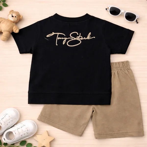 Tuffy_Boys_Cotton_T-Shirt_&_Shorts_Set_Schott_Rich_Mood_Printed_Co-ord_Outfit
