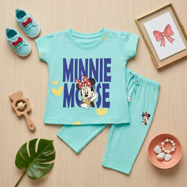 BAYLEAF_CUTE_MINNIE_MOUSE_GIRLS_T-SHIRT_&_CAPRI_SET___PREMIUM_CARTOON_SUMMER_COLLECTION