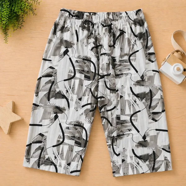 DOLPHIN_TRENDY_PRINTED_KIDS_T-SHIRT_&_CAPRI_(3/4TH)_SET_ABSTRACT_SUMMER_COLLECTION