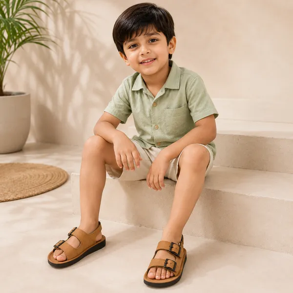 Kids_Classic_Double_Buckle_Sandals_|_Soft_Comfortable_Anti-Slip_Sandals_for_Boys_&_Girls