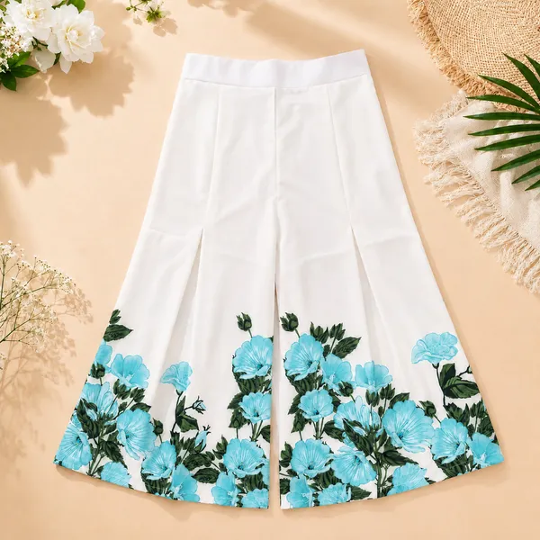 Girls_Floral_Print_Shirt_&_Flared_Plazo_Co-Ord_Set