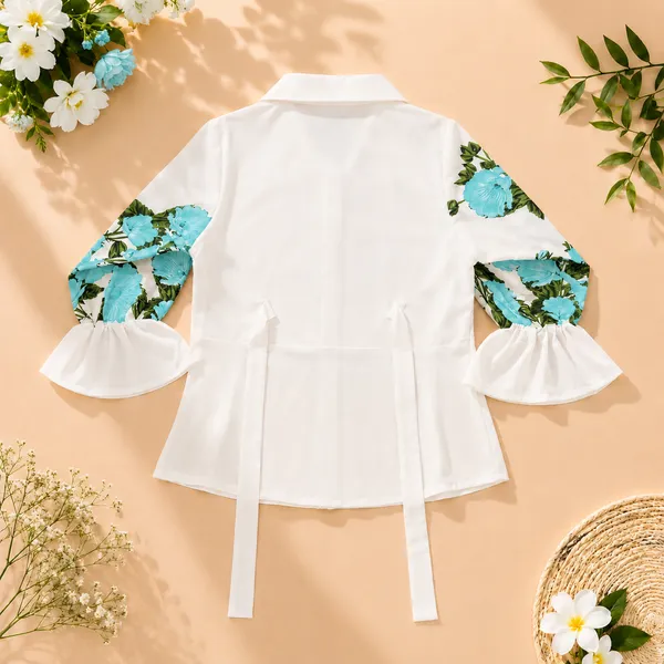 Girls_Floral_Print_Shirt_&_Flared_Plazo_Co-Ord_Set