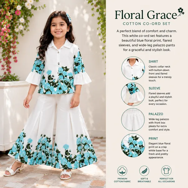Girls_Floral_Print_Shirt_&_Flared_Plazo_Co-Ord_Set