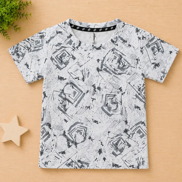 DOLPHIN_TRENDY_PRINTED_KIDS_T-SHIRT_&_CAPRI_(3/4TH)_SET_ABSTRACT_SUMMER_COLLECTION