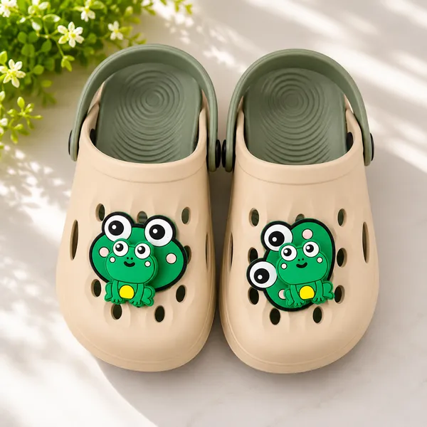 Kids_Lightweight_EVA_Clogs_|_Cute_Frog_Cartoon_Charm_Slip-On_Garden_Clogs_with_Adjustable_Back_Strap_for_Boys_&_Girls