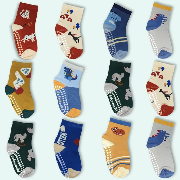 COCO_KIDS_ANTI-SKID_CARTOON_SOCKS_SET_(PACK_OF_12)