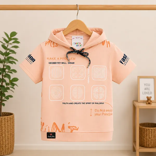 LUCKY_BOY_TRENDY_HOODED_PRINTED_KIDS_T-SHIRT_&_SHORTS_SET