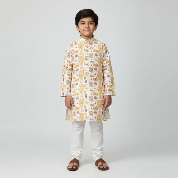 BINANI_KIDS_PREMIUM_PRINTED_ETHNIC_KURTA_PAJAMA_SET