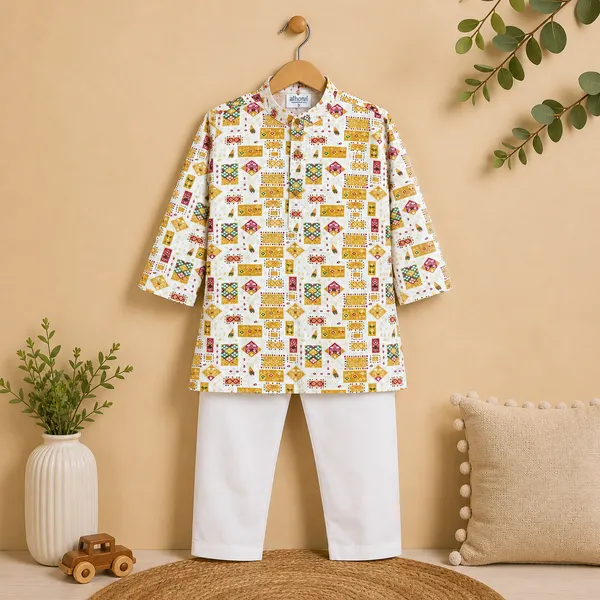 BINANI_KIDS_PREMIUM_PRINTED_ETHNIC_KURTA_PAJAMA_SET