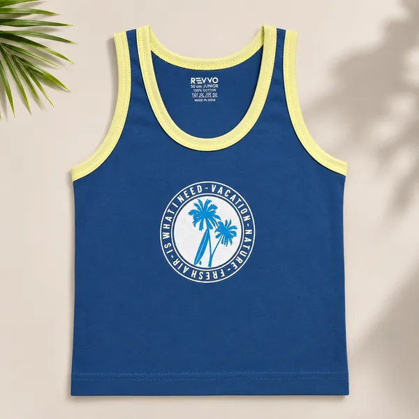 Boys_Navy_Blue_Cotton_Sleeveless_Vest_|_Vacation_Print_Round_Neck_Tank_Top_|_Soft_Everyday_Innerwear_for_Kids