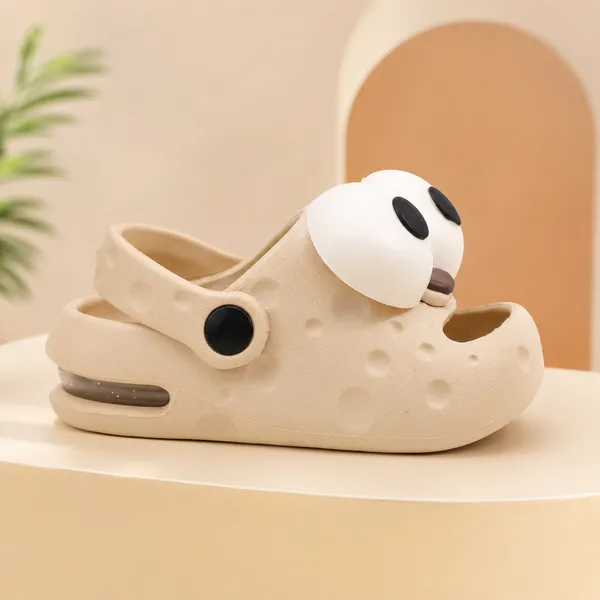 Kids_Beige_Lightweight_EVA_Clogs_with_Cute_Reindeer_Charm