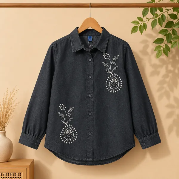 Rich_Rang_Girls_Embroidered_Denim_Look_Co-Ord_Set