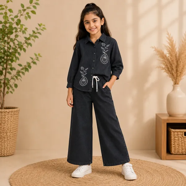 Rich_Rang_Girls_Embroidered_Denim_Look_Co-Ord_Set