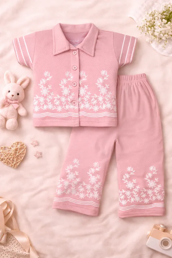 BAYLEAF_ELEGANT_FLORAL_PRINT_GIRLS_CO-ORD_SET___SOFT_PREMIUM_NIGHT_&_LOUNGE_WEAR