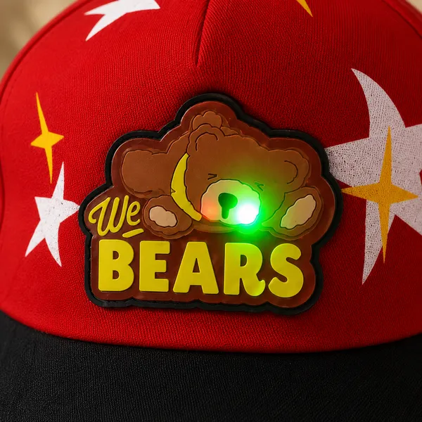 Kids_We_Bears_Cartoon_Cotton_Baseball_Cap_for_Boys_&_Girls_|_Soft_Summer_Sun_Cap_|_Black