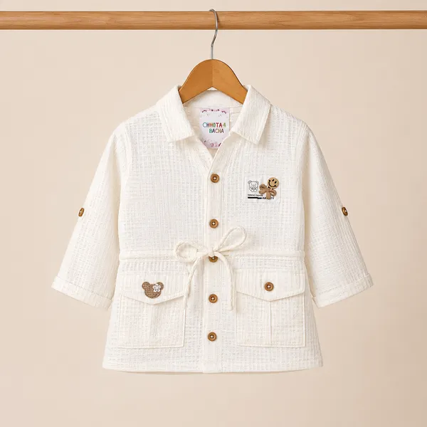 LILLYBELL_GIRLS_TEXTURED_BUTTON_DOWN_TOP_&_CARGO_PANT_SET
