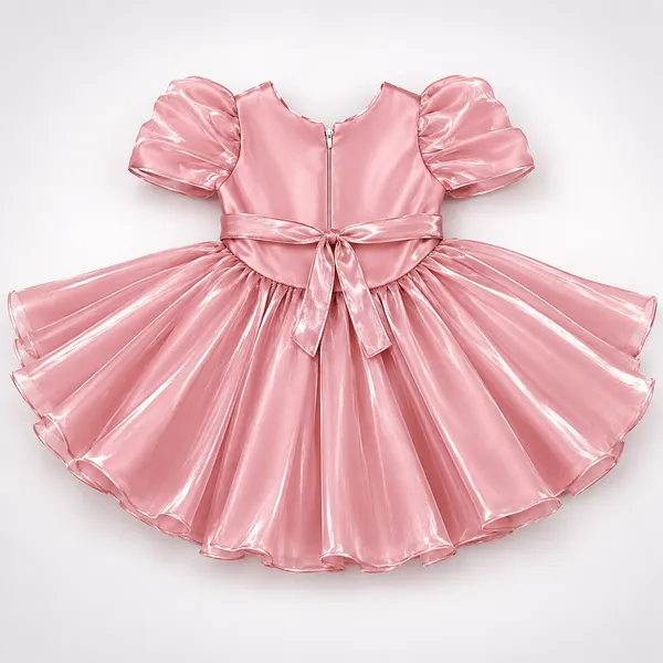 Girls_Baby_Pink_3D_Floral_Party_Wear_Frock_|_Elegant_Princess_Dress_for_Kids