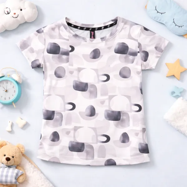 DOLPHIN_STYLISH_ABSTRACT_PRINTED_GIRLS_T-SHIRT_&_SHORTS_SET_�_PREMIUM_SUMMER_COLLECTION