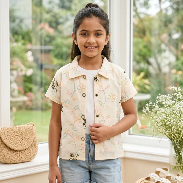 Bayleaf_Girls_Cotton_Floral_Shirt_Pastel_Embroidered_Button-Down_Summer_Top