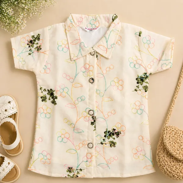 Bayleaf_Girls_Cotton_Floral_Shirt_Pastel_Embroidered_Button-Down_Summer_Top