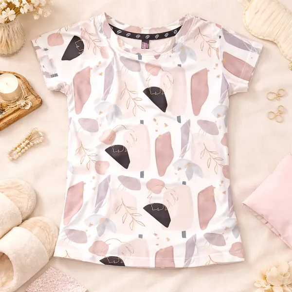 DOLPHIN_STYLISH_ABSTRACT_PRINTED_GIRLS_T-SHIRT_&_SHORTS_SET_�_PREMIUM_SUMMER_COLLECTION