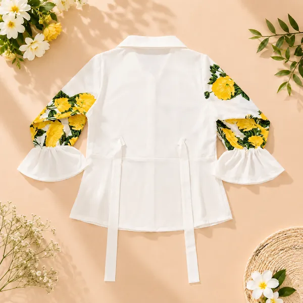 Girls_Floral_Print_Shirt_&_Flared_Plazo_Co-Ord_Set