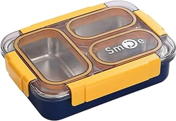304_Stainless_Steel_Kids_Lunch_Box_3_Compartment_Leakproof_Bento_Box