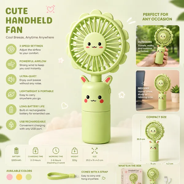 Bunny_Blossom_Mini_USB_Rechargeable_Fan_Collection