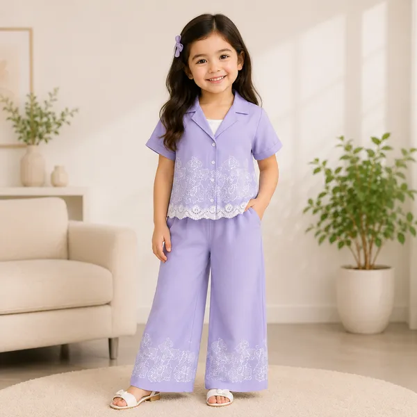 Rich_Rang_Girls_Embroidered_Circle_Design_Shirt_&_Palazzo_Co-Ord_Set
