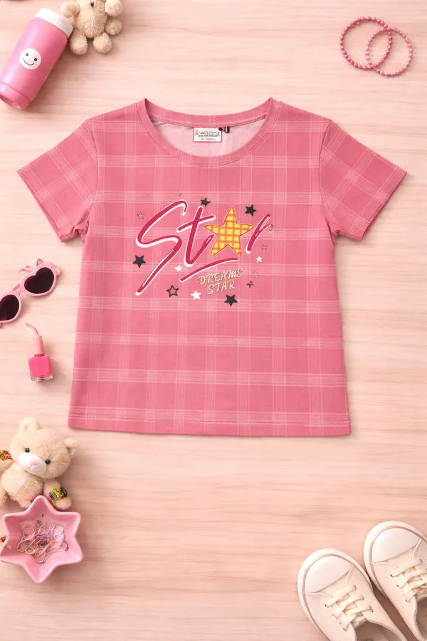 Aura_Moda_Kids_Premium_T-Shirt_&_Capri_Set_(3/4th)_Soft_&_Comfortable_Outfit