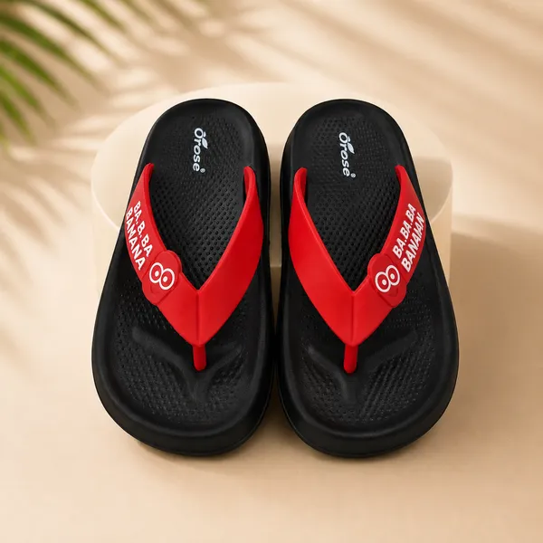 Kids_EVA_Flip_Flops_Slippers_|_Lightweight_Soft_Cushioned_Anti-Slip_Casual_Beach_Thong_Sandals_|_Black_&_Red_|_Boys_&_Girls