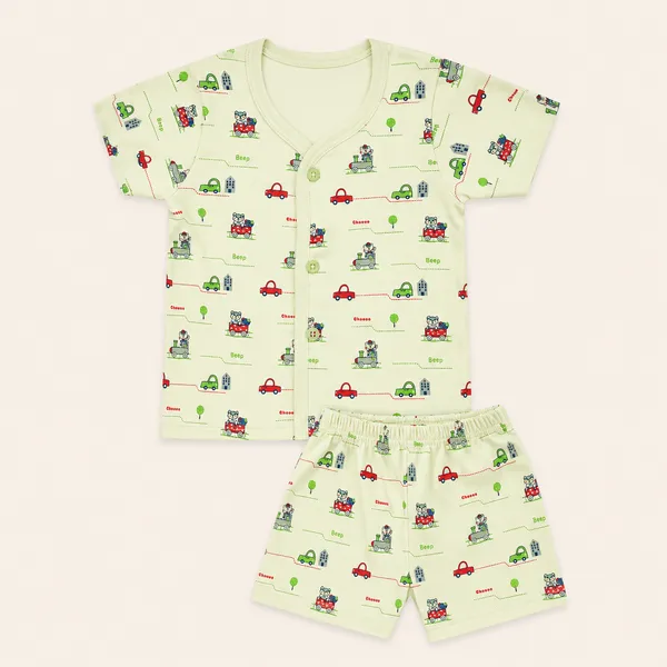 Natkhat_Soft_Cotton_Printed_Night_Suit_Set_|_Half_Sleeve_Top_&_Shorts_Co-Ord_Set_|_Lightweight_Summer_Sleepwear_for_Toddlers