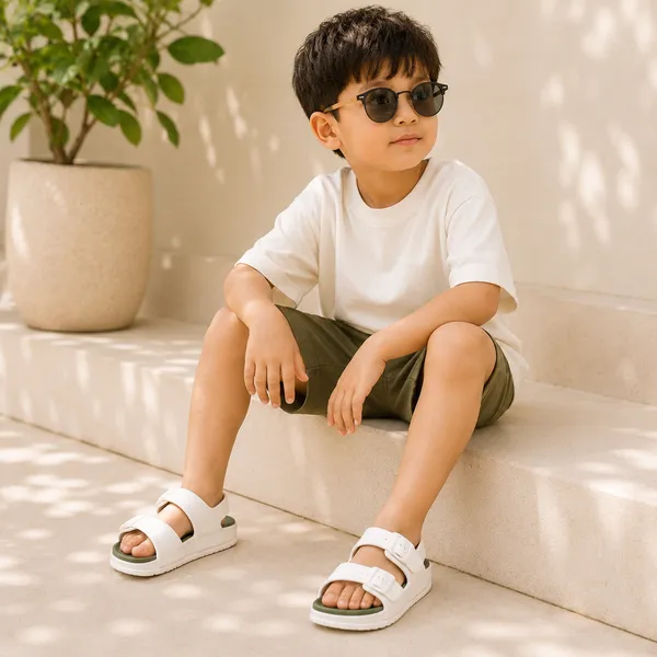 Kids_Casual_Double_Buckle_Slides_|_Soft_Comfortable_Anti-Slip_Slip-On_Sandals_for_Boys_&_Girls