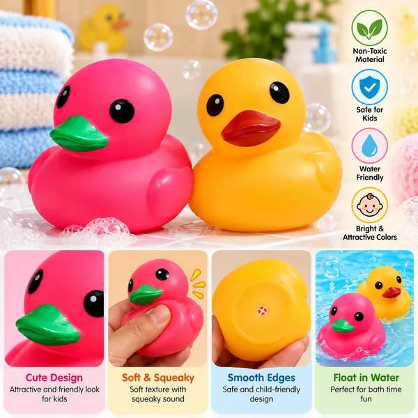 BABY_BATH_TOY_2_PC_SET_-_CUTE_SQUEAKY_RUBBER_DUCKS