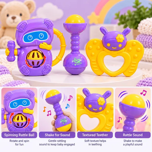 BABY_MUSICAL_RATTLE_TOY_3_PC_SET_-_ROBOT,_SPINNING_RATTLE_&_BUTTERFLY