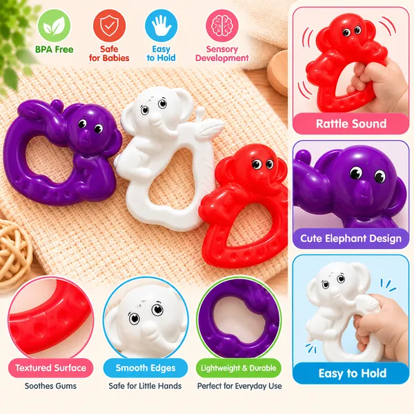 BABY_RATTLE_TOY_3_PC_SET_-_ELEPHANT,_OCTOPUS_&_ANIMAL_RATTLES
