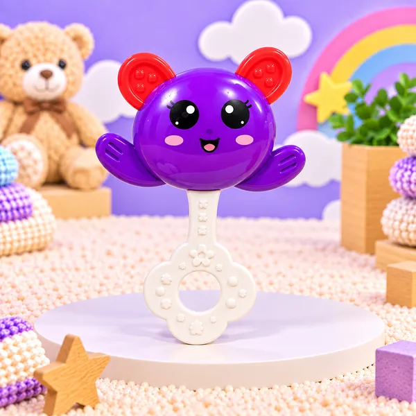 BABY_RATTLE_TOY_3_PC_SET_-_OCTOPUS,_SPINNING_BALL_&_ROCKING_HORSE